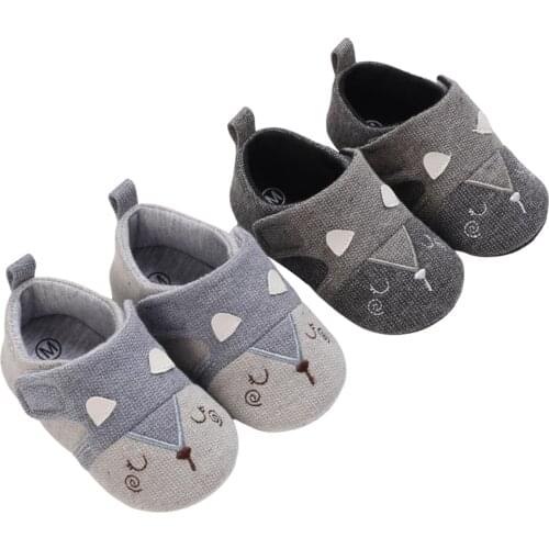 2021 New Arrival Toddler Newborn Baby Boys Girls Animal Crib Shoes Infant Cartoon Soft Sole Non-slip Cute Animal Baby Shoes