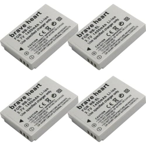 NB-5L 5L Rechargeable Battery for Canon NB-5L Powershot S100 SX200 SX230 HS SX210 IS SD790 IS SX200 IS SD800 IS SD890 IS