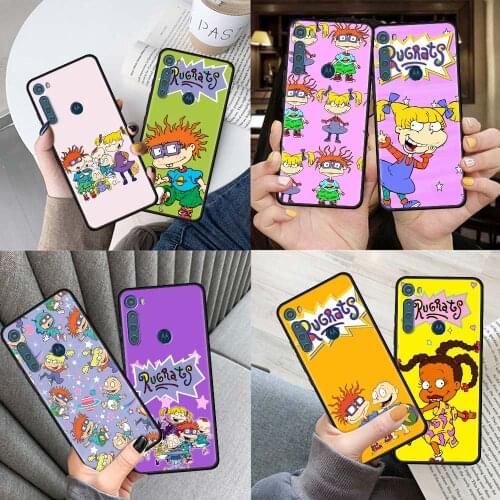 Phone Case for Motorola One Fusion G9 Play G8 Power Edge Plus G10 E6s G Stylus Tpu Soft Capa Cover Cute Cartoon Character