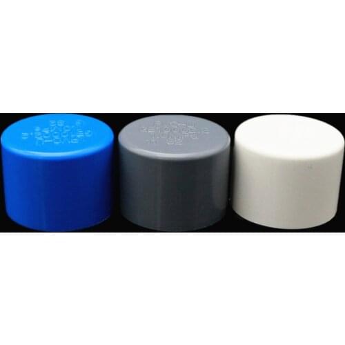 PVC Pipe Fitting Plastic Plug Cap Suet 20 25 32 40 50 63mm Pipe Plug Cap Stuffy Sub