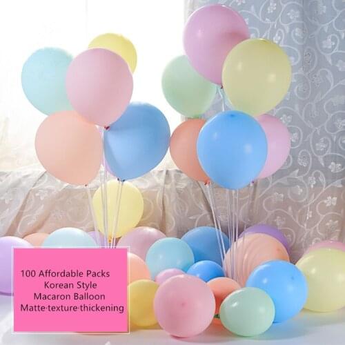 Korean Macaron Color Balloon Flower Bouquet Packaging Material Wedding Room Decoration Florist Supplies