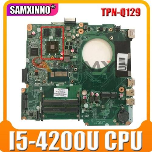 AKemy Laptop motherboard For HP Pavilion 14-N TPN-Q129 Core I5-4200U 14'6 inch Mainboard DA0U83MB6E0 SR170 216-0841009 RAM