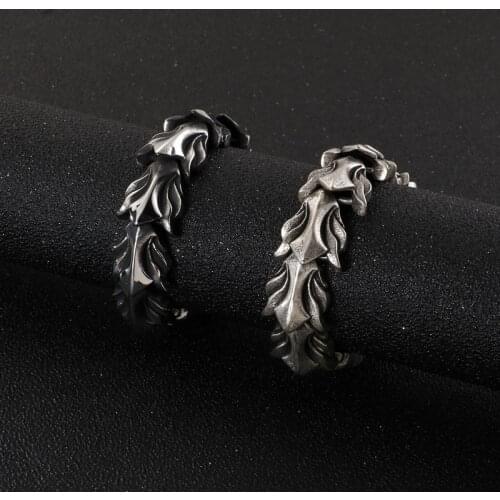 European and American fashion personality stainless steel keel chain mens titanium steel tide bracelet