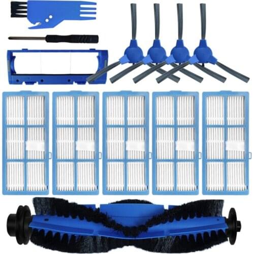 Filter Kit Side Brush Set for Eufy Robovac Room Cleaning Irobot Parts Side Brush Replacement with Brush Clean