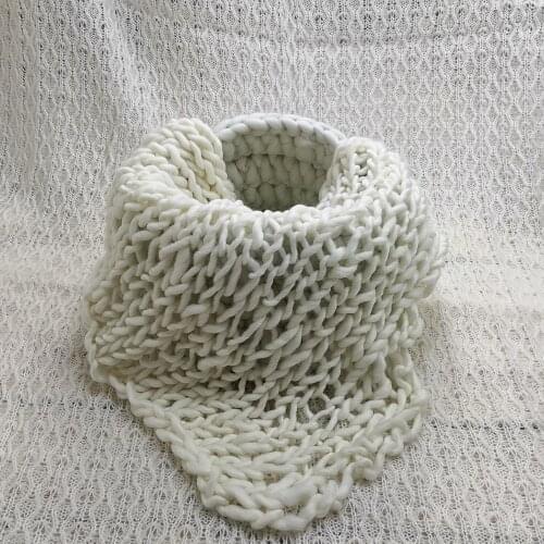 A Set 150x100cm Posing Layer Backdrop Blanket+Knitted Braid Basket+100% Wool Blanket for Newborn Baby Photography Accessories