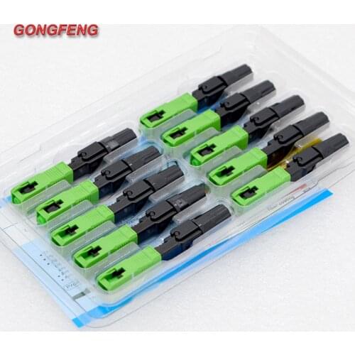 200pcs NEW FTTH Embedded Fiber Optic Fast Connector SC UPC / APC Carrier Grade Single Mode Optic Fiber Quick Connector Special