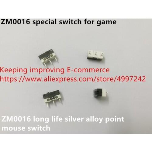 Original new 100% ZM0016 long life silver alloy point mouse switch special switch for game