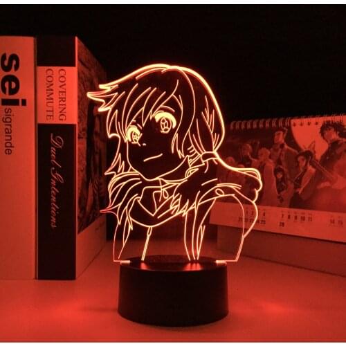Anime Weathering with You Amano Hina 3D LED Lamp for Kids Room Decor Nightlight Child Birthday Gift Table Lamp Dropshipping