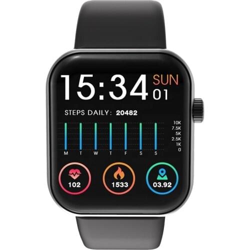 Taiwan Chipset Blood Pressure Heart Rate Fitness Tracker Sleep Monitor Sports Smart Band Watch