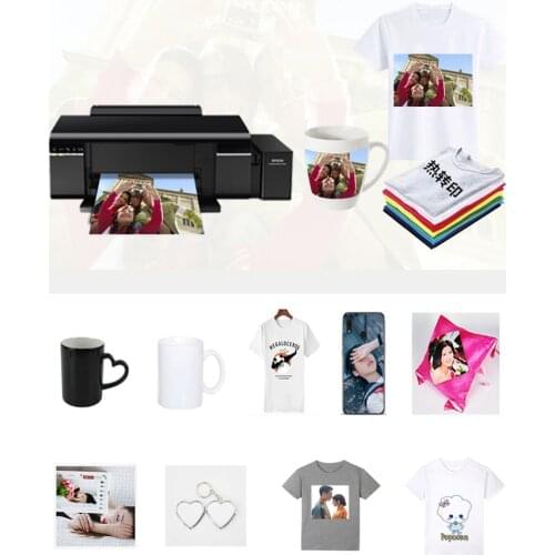 Vilaxh 600ml Sublimation Ink with For Epson A4 Size 6 Color Inkjet Printer For Used Mug Cup T-shirt,plate etc