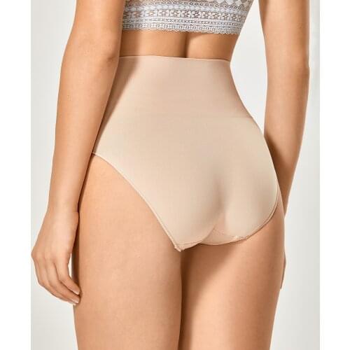 Womens Tummy Control Panties Seamless Plus Size Shapewear High-Waist