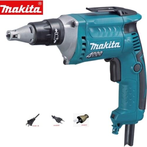 220-240V Makita FS4200 6 Amp 8-Ft Corded Lightweight Adjustable Depth Drywall Screwdriver