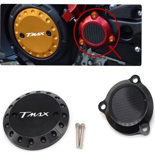 Motorcycle CNC aluminum carbon fiber engine protective cover stator cover for Yamaha TMAX 530 TMAX530 T MAX Tamx530 2012-2016