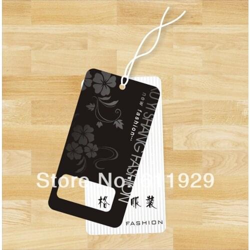 Free shipping customized garment clothing bags swing tags/tags/labels hang tag