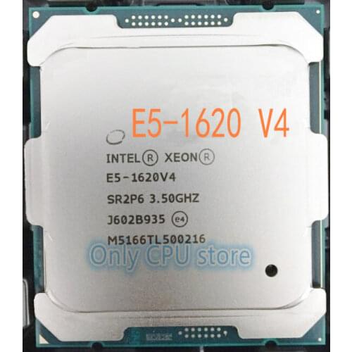 Free shipping E5-1620V4 Original Intel Xeon OEM version E5 1620V4 3.50GHZ 4-Core 10MB SmartCache 140W E5 1620 V4 LGA2011-3