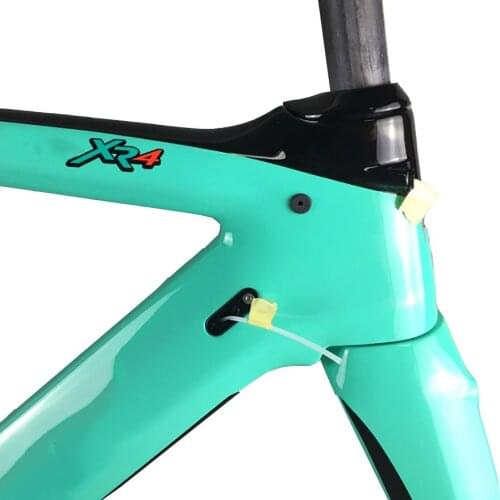Blue Color T1100 UD Glossy Carbon Road Frames XR4 Frame Carbon Bicycle Frameset With Fork+Seatpost+Headset+Clamp