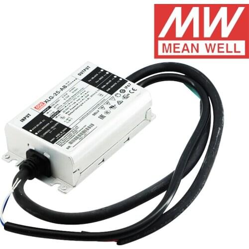 Mean Well XLG-25-AB IP67/Metal Case/with PFC 3 in 1 dimming Street lighting meanwell 700mA/22-54V/25W Constant power LED Driver