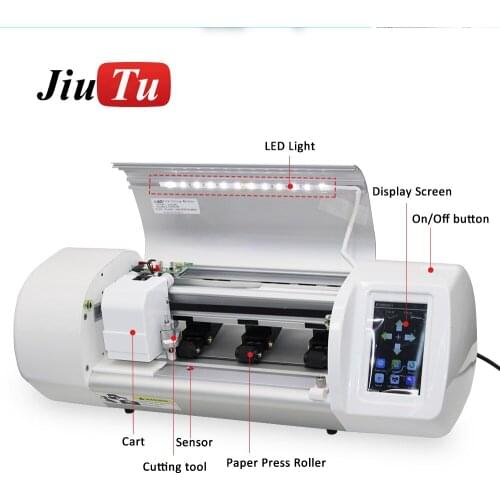 Jiutu TPU Hydrogel Film Screen Protector Cutting Machine For Cellphone Camera Tablet Watch Front Back Cover Film Cutter Plotter