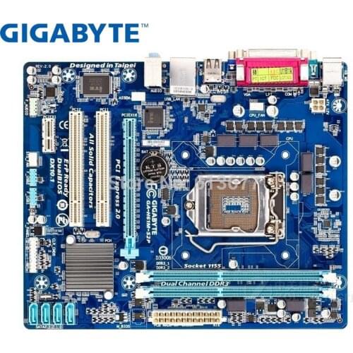 Gigabyte GA-H61M-S2P original motherboard for intel DDR3 LGA 1155 boards H61M-S2P for I3 I5 I7 32nm used Desktop motherborad
