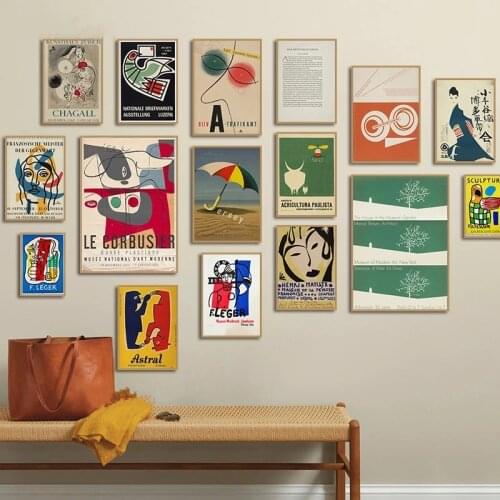 Orphan Works Abstract Retro Art Poster Prints Oil Painting Hanging Painting Wall Art Studio Room Home Decoration Painting