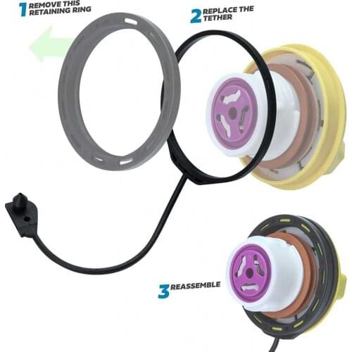 Fuel Tank Gas Cap Filler With Strap For CADILLAC For CHEVROLET For Range Rover Evoque Petrol Diesel Fit For Jaguar XF