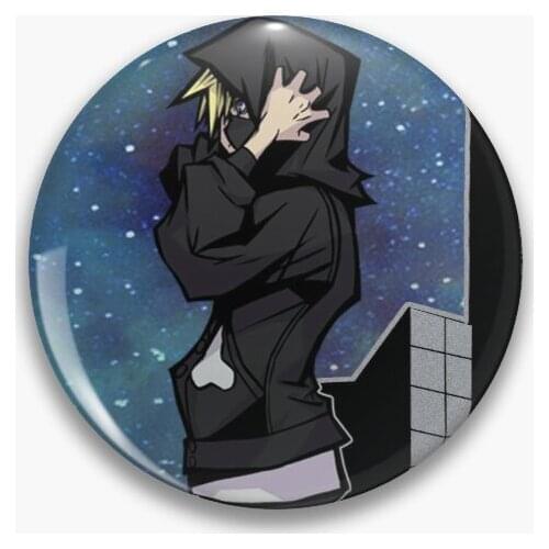 Neku Sakuraba Neo The World Ends With Y Soft Button Pin Clothes Jewelry Fashion Badge Gift Women Cartoon Lover Funny Collar