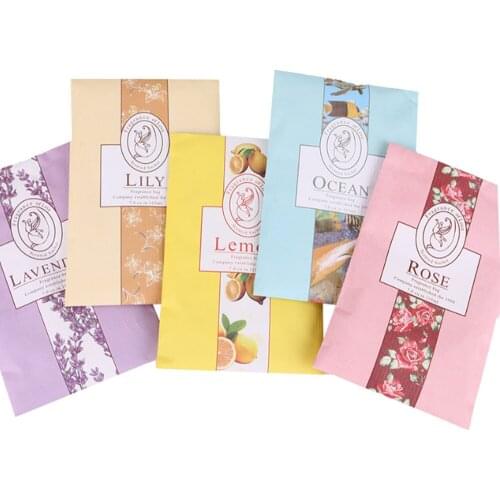 Air freshener can hang lavender sachet deodorant aromatherapy aroma car bedroom wardrobe