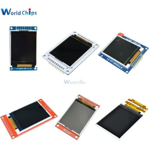 1.8" 1.8 Inch Series 128x160 TFT LCD Display Module Screen SPI Full Color ST7735S Controller Drive Micro SD Slot LED Backlight