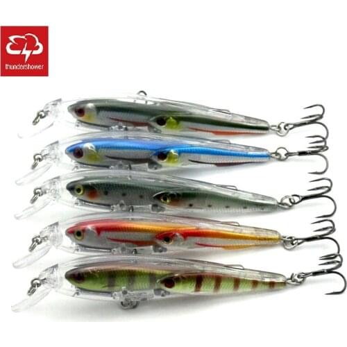 Big Sale 5pcs Group Fishes Minnow Lure Plastic Hard Crankbait Fishing Lures Isca Artificial Pike Fishing Swim Bait 10.5cm 11g
