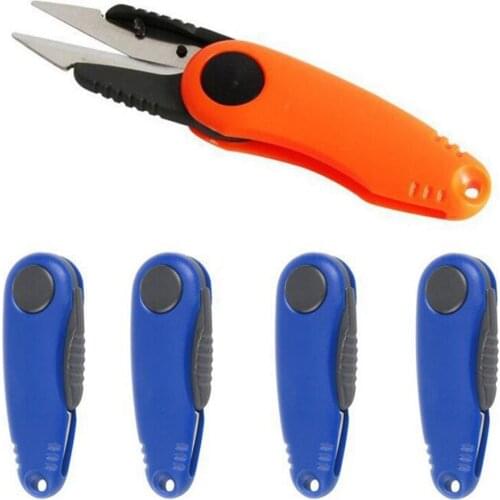 Shrimp-Shaped Stainless Steel Fish Use Scissors Accessories Folding Fishing Line Cut Clipper Fishing Scissor Tackle