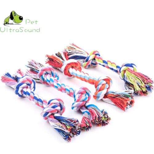 ULTRASOUND PET New Squeak Squeaker Chew Gift Nylon Pet Dog Toys Two Knots Rope Fashion Toy Quality Pet Dog Toy Length 17cm