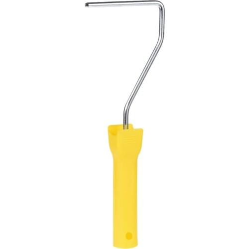 Uxcell Mini Paint Roller Frame 4 Inch Plastic Handle for Wall Repair Painting to paint trim door edging line striping ect