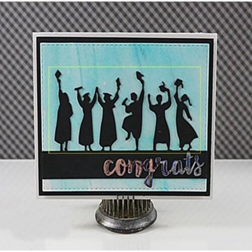 Graduation Season Metal Cutting Dies Stencils DIY Scrapbooking Album Paper Cards Craft Decoration Embossing