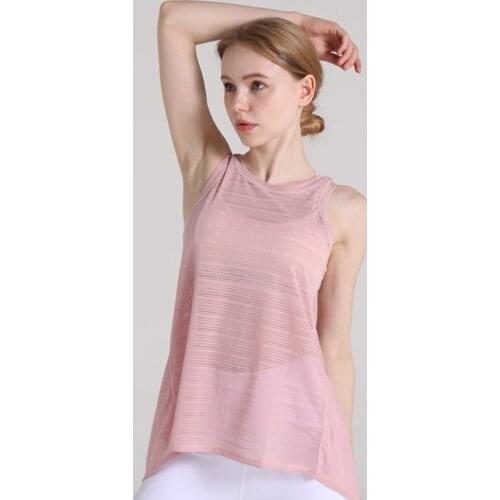 Yoga Shirt Women Gym Shirt Quick Dry Sports Shirts Cross Back Gym Top Womens Fitness Shirt Sleeveless Sports Top Yoga Vest