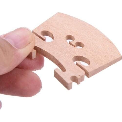 1PCS Violin Bridge 1/4 1/2 3/4 4/4 Music Instrument Violin Fiddle Bridge Wooden Fitting