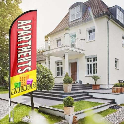 Feather Flag Beach Flags, 11 Ft Sale Swooper Flag and Pole Kit, Outdoor Advertising Feather Flag or Banners Signs for buildings