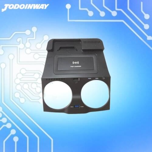 15W Phone charger for BMW g30 g38 6GT 525li 530li car qi wireless charging board power adapter for Samsung s9 quick charge panel