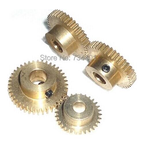 Free shipping/0.5m/80 teeth /hole3;4;5;6;6.35/brass gear /rack/Gear precision grade 7/Meat Grinder Parts etc
