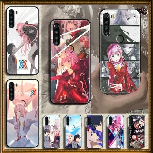 Anime DARLING in the FRANXX Phone case For Xiaomi Redmi Note 7 7A 8 8T 9 9A 9S 10 K30 Pro Ultra black tpu funda fashion hoesjes
