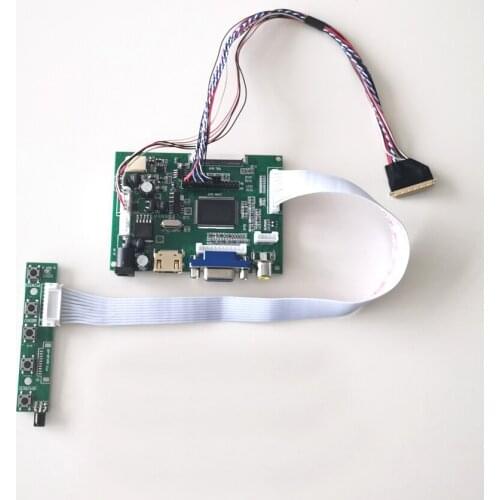 For LG LP156WH2 LVDS 40Pin cable WLED 15.6" 2AV+VGA 1366*768 notebook PC panel LCD screen controller drive board kit