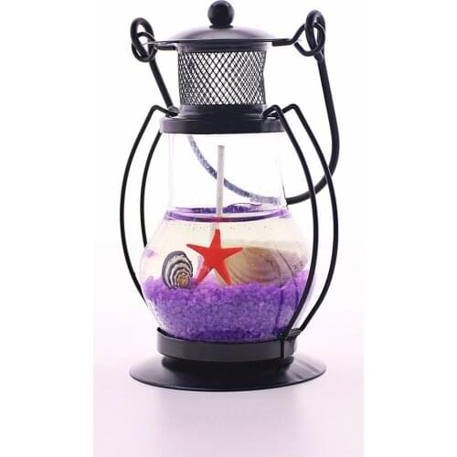 Purple Sailor Light Candle Shaped Decorative Gel Candle