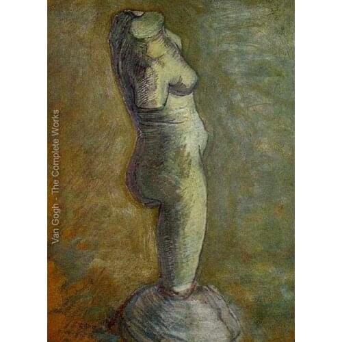Figure Paintings of Vincent Van Gogh Plaster Statuette Of A Female Torso artworks for sale High quality Handmade canvas art