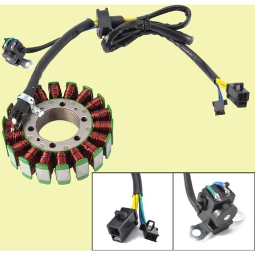 Stator Coil for Suzuki AN250 Burgman 250 AN400 Burgman 400 2003 - 2006 2005 2004 32101-14G00 AN400Z Burgman 400 2007 - 2010