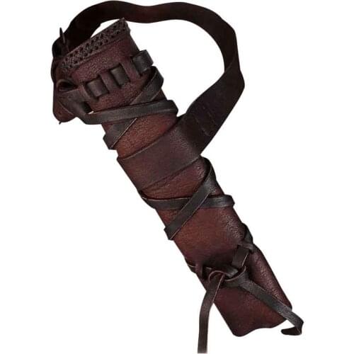 Leather Belt Sword Holder Scabbard Medieval Larp Weapon Cover Frog Katana Sheath Cosplay Viking Knight Accessory Props For Adult