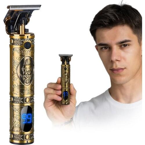 Barber Hair Cutting Machine USB Rechargeable Hair Cutter Cordless Shaver Trimmer Beard Cutter Electric Hair Trimmer Hair Clipper