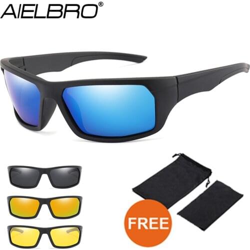 Mens Glasses Polarized Cycling Sunglasses Night Vision Glasses Cycling MTB Bike Bicycle Glasses Polarizing Glasses 2020 Cycling