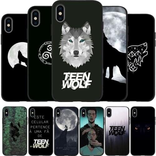 Teen Wolf Black TPU Silicone Soft Phone Case For iPhone 11 12 Pro X XR XS MAX 5 6 7 8 Plus SE 2020
