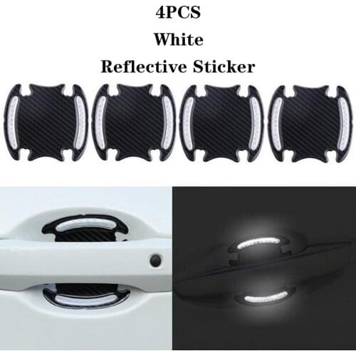 Car Door Handle Protector Film Stickers For Fiat 500X 500L 500 C 600 Albea Bravo 2 Croma 2 DS 3 4 5 Doblo stilo panda