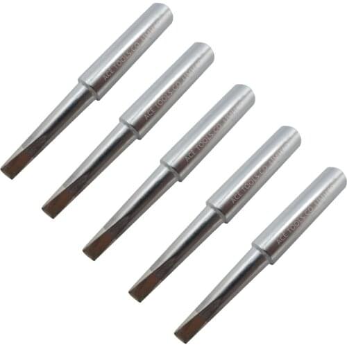 Soldering Tip T18-DL32 Long Chisel 3.2mm Fit HAKKO FX-888 FX-888D FX-8801 FX-600 Lead Free Iron Bit Handle Welding Nozzle Pencil