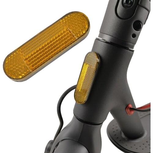 Scooter Car Front And Rear Safety Reflector Scooter Night Warning Reflector Suitable For Xiaomi M365 Electric Skateboard